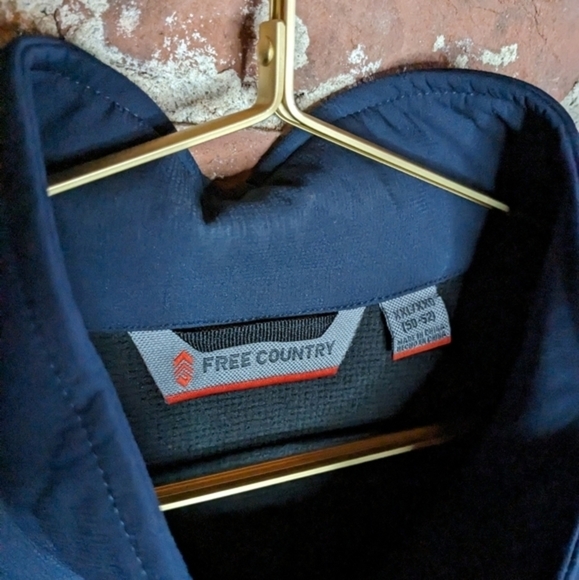 Free Country Men's 2X Navy Water Resistant Jacket - Picture 3 of 14